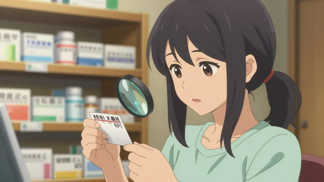 Kuinka tarkistat preskriptio- ja apteekin tiedot lääkkeitä koskevalla etiketillä