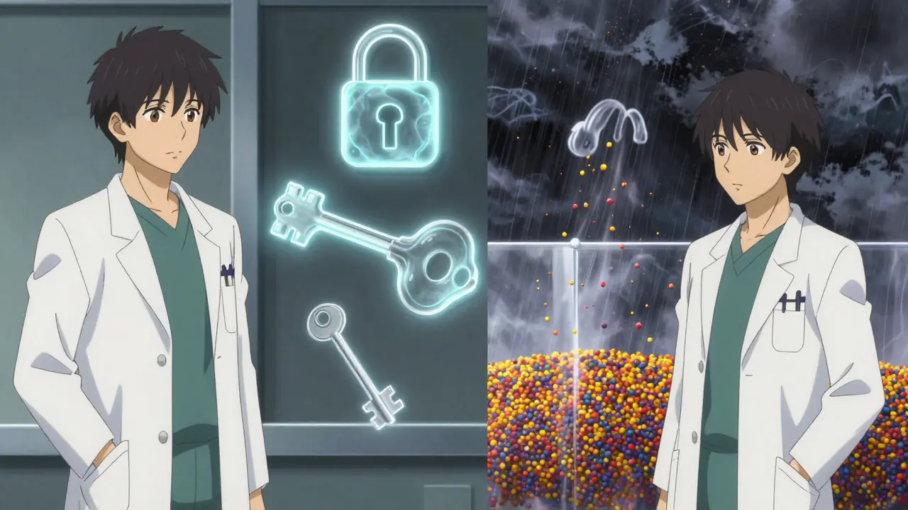 Käsitys antihistamiinien toiminnasta ja siitepölyn vaikutuksesta.