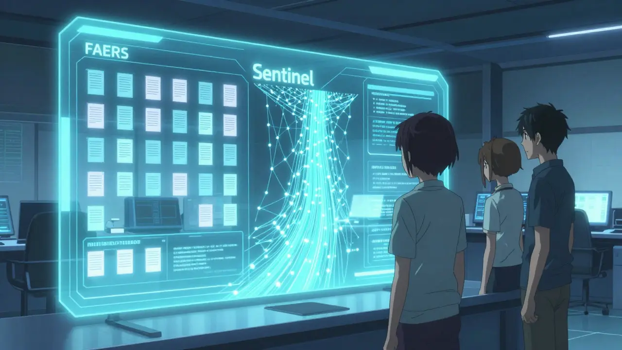 Anime-analyytikot tarkastelevat FAERS- ja Sentinel-tietojärjestelmiä hologrammissa