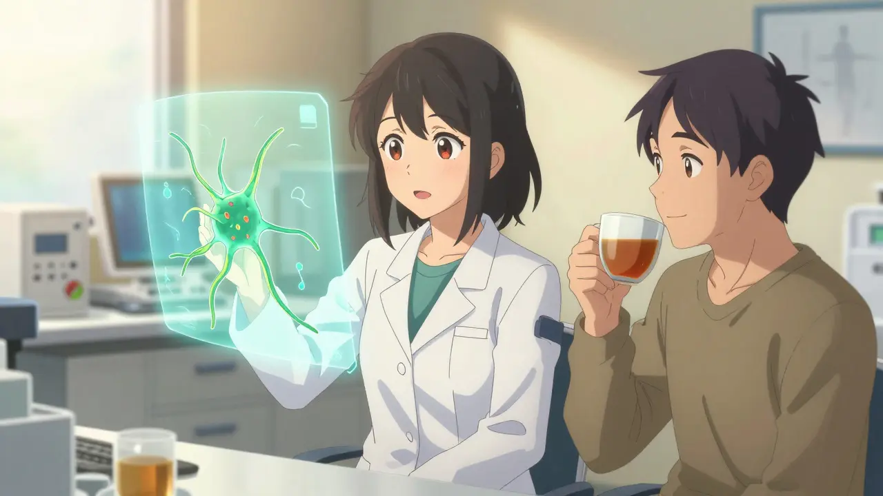 Toivon täyttävä anime-kuvitus neurologisesta paranemisesta ja hoidosta